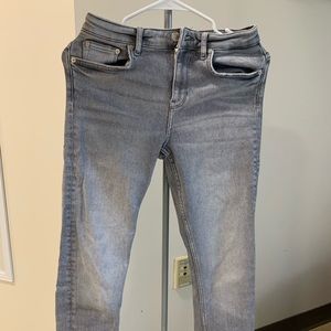 ZARA women’s skinny gray jeans size 6 stretchy